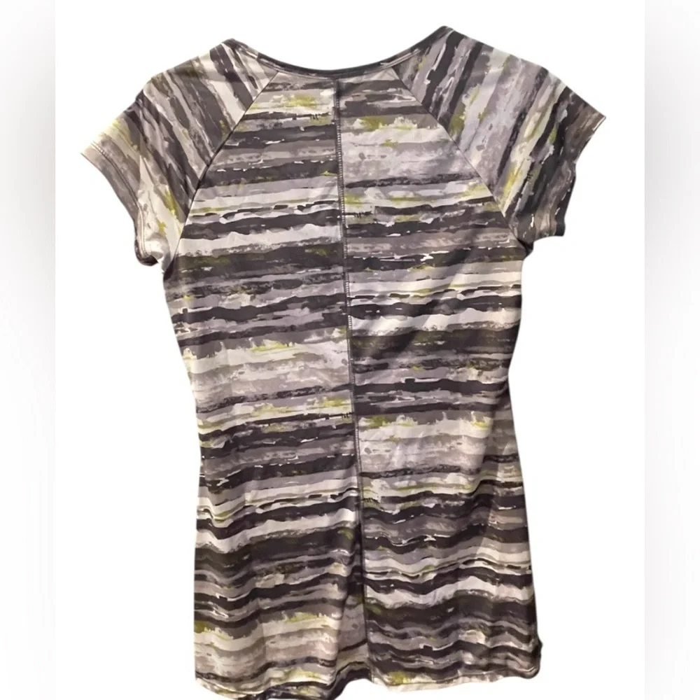 Eddie Bauer Graphic Gray Brown Fitted Tee - Picture 2 of 8